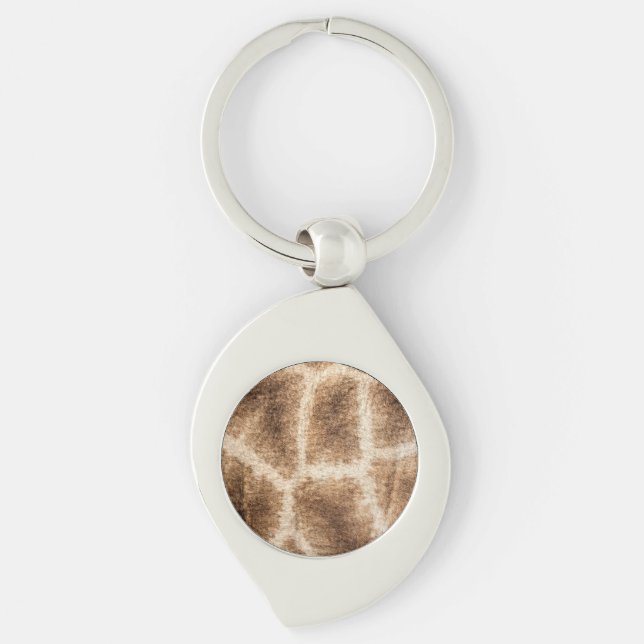 Giraffe pattern keychain (Front)