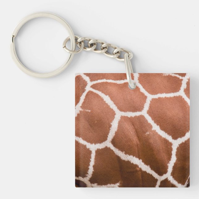Giraffe pattern keychain (Front)