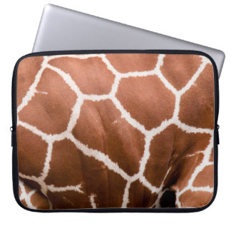 Giraffe pattern laptop sleeve