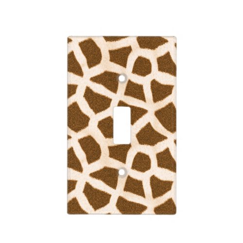 Giraffe Pattern Light Switch Plate