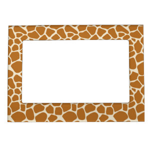 Giraffe Pattern Magnetic Photo Frame