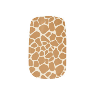 Giraffe Pattern Nail Wraps