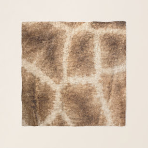 Giraffe pattern scarf