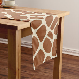 Giraffe Pattern Short Table Runner