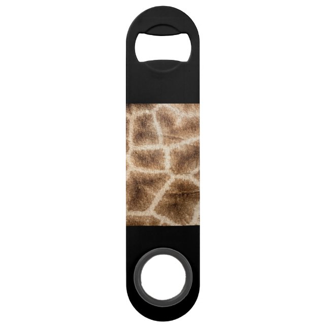Giraffe pattern speed bottle opener (Back)