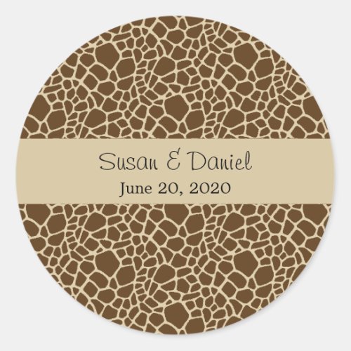 Giraffe Pattern Sticker