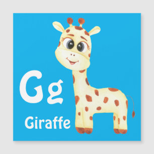 Giraffe personalize ABC: Letter G - Add Your Name
