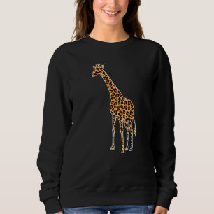 Giraffe Pet Animal Print Leopard Girls Women For H Sweatshirt