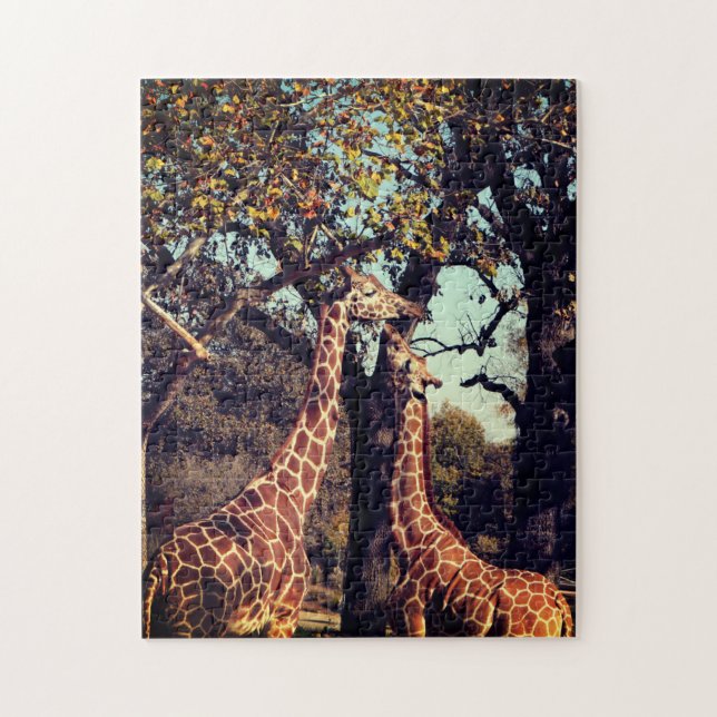 Giraffe Photo  Jigsaw Puzzle (Vertical)
