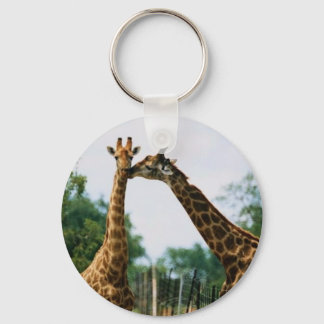 Giraffe Photograph Keychain