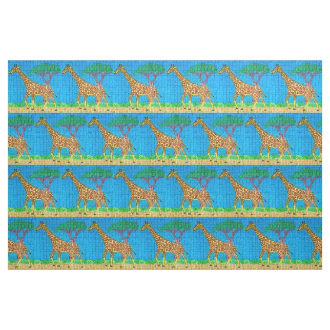 Giraffe - Pima Cotton Fabric (Fat Quarter)