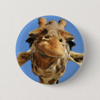 Giraffe Pinback Button
