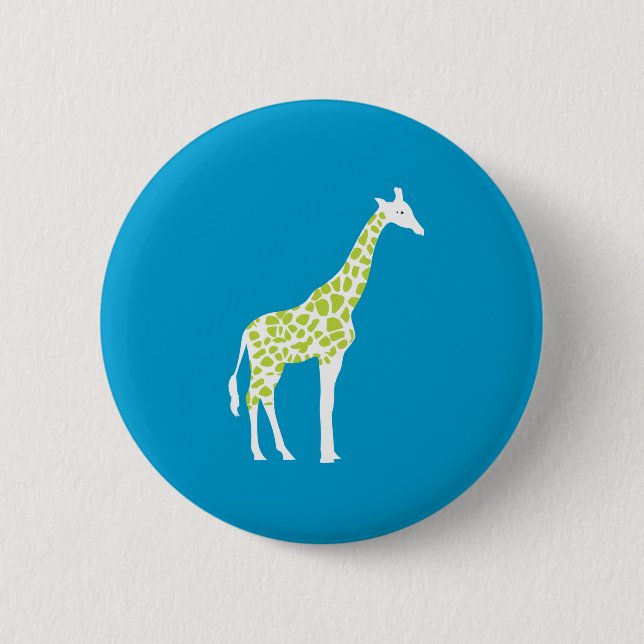 giraffe pinback button (Front)