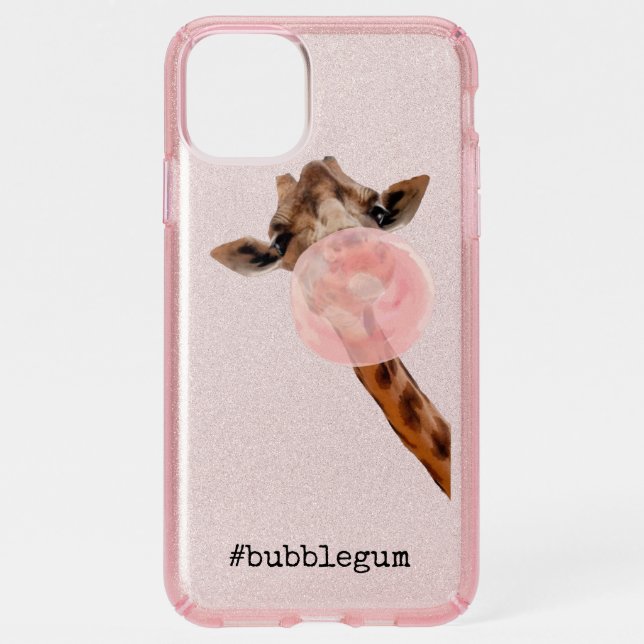 Giraffe Pink Bubblegum Speck iPhone 11 Pro Max Case (Front)