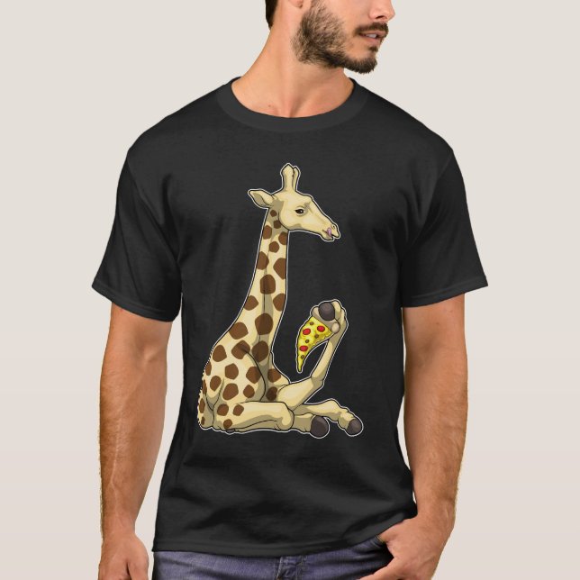 Giraffe Pizza T-Shirt (Front)