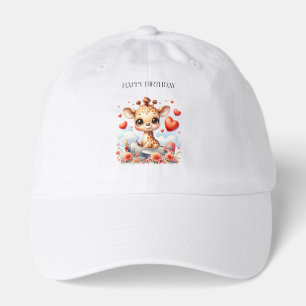 Giraffe Plane Birthday Hat
