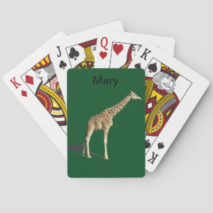 Giraffe Poker Cards