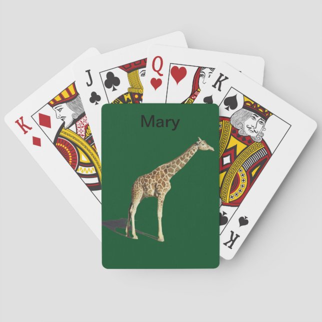Giraffe Poker Cards (Back)