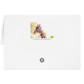 Giraffe Portrait Cards (Back Horizontal)