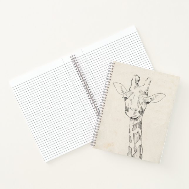 Giraffe Portrait | Sketch Notebook (Inside)