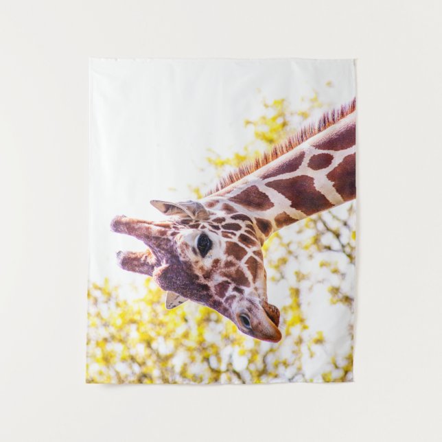 Giraffe Portrait Tapestry (Front)