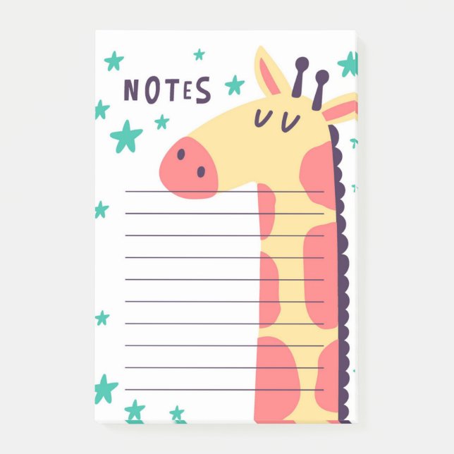 Giraffe  Post-It Notes (Front)