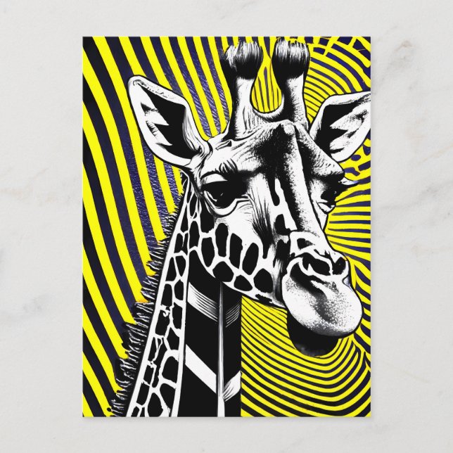 Giraffe Postcard (Front)