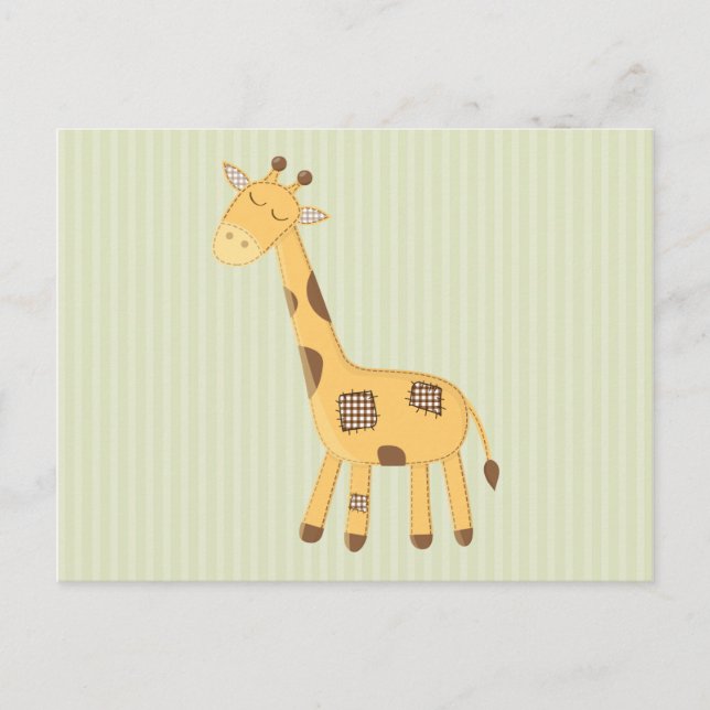 giraffe postcard (Front)