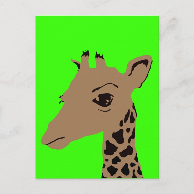 giraffe postcard (Front)