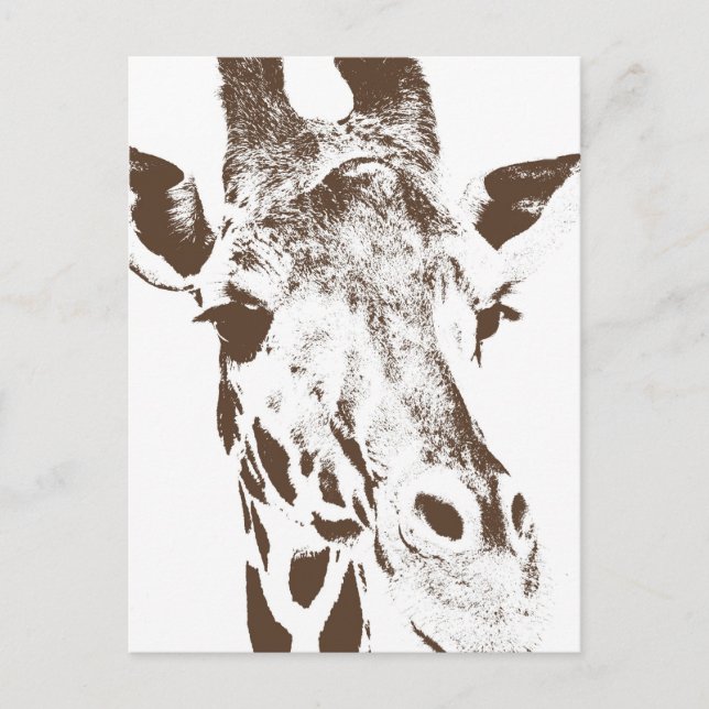 Giraffe Postcard (Front)