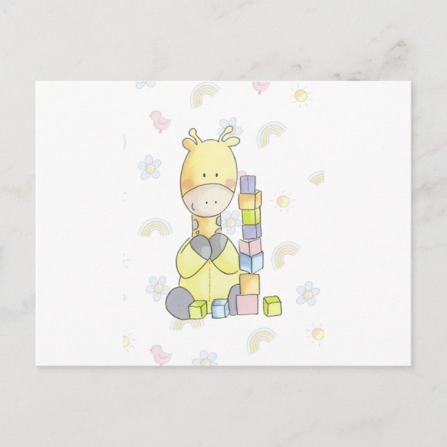Giraffe Postcard (Front)