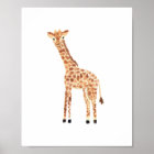 Giraffe Numbers Art Print | Zazzle.com