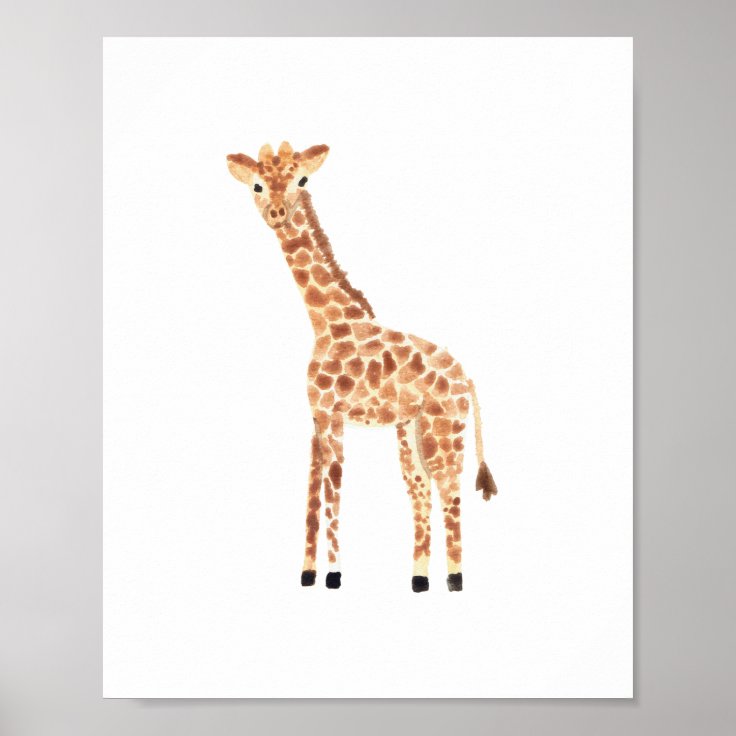 Giraffe Poster | Zazzle