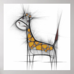 Giraffe poster