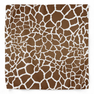 Giraffe print bandana