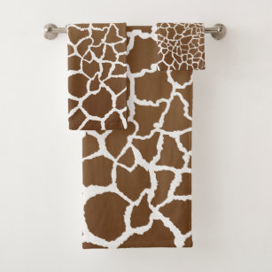 Giraffe best sale print towels