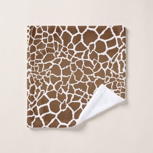 Giraffe print bath towel set | Zazzle