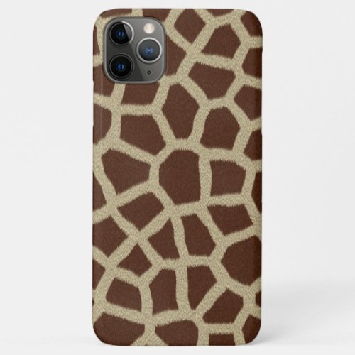 Giraffe Print iPhone 11 Pro Max Case