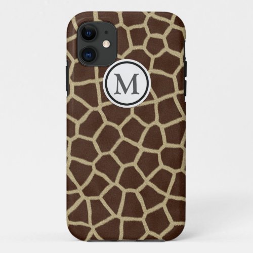 Giraffe Print iPhone 11 Case