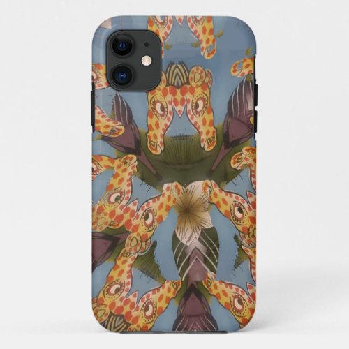 Giraffe Print iPhone 11 Case