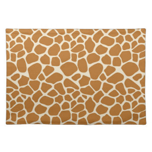 Giraffe Print Cloth Placemat