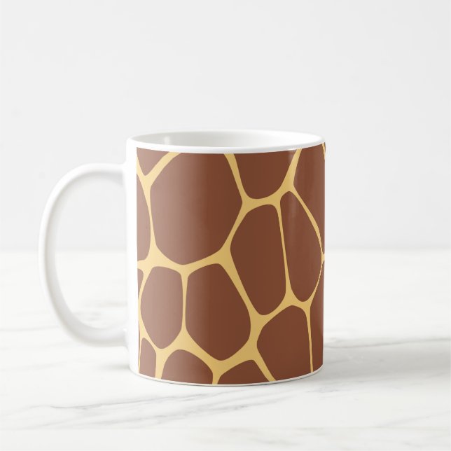 Giraffe Print Coffee Mug (Left)