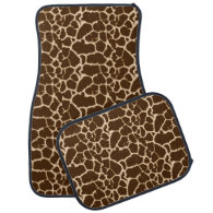 Giraffe Print Design Floor Mat