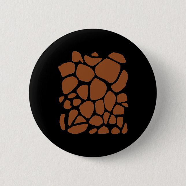 Giraffe Print Easy Diy Halloween Costume  Button (Front)