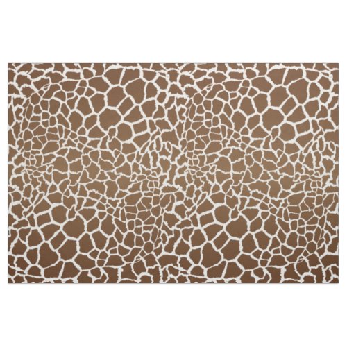 Giraffe print fabric