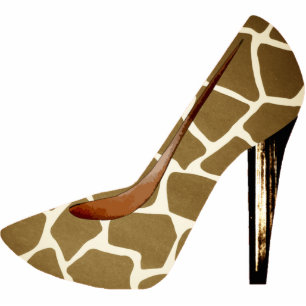 Giraffe Print Fashion Shoe 3D Acrylic Ornament
