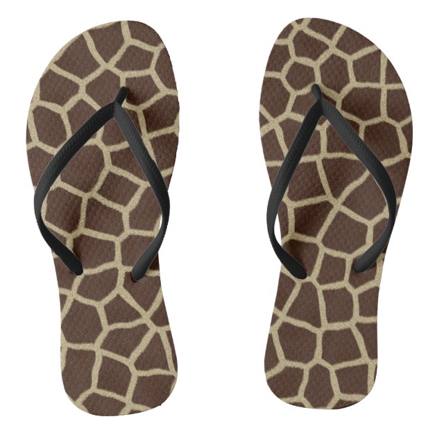 giraffe flip flops