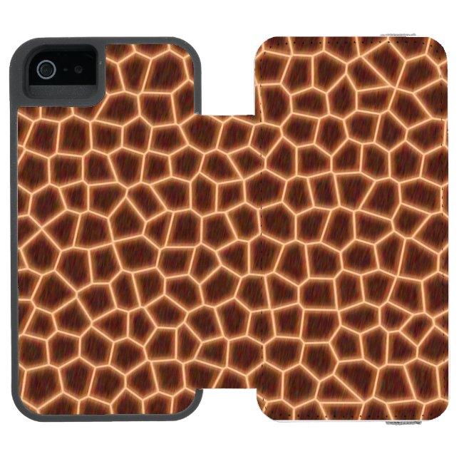 Giraffe Print Incipio iPhone Wallet Case (Folio Open)