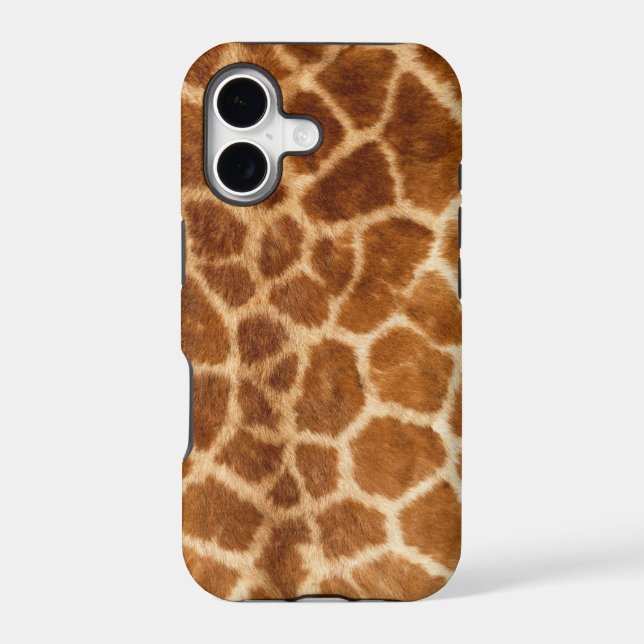 Giraffe Print Iphone Case (Back)
