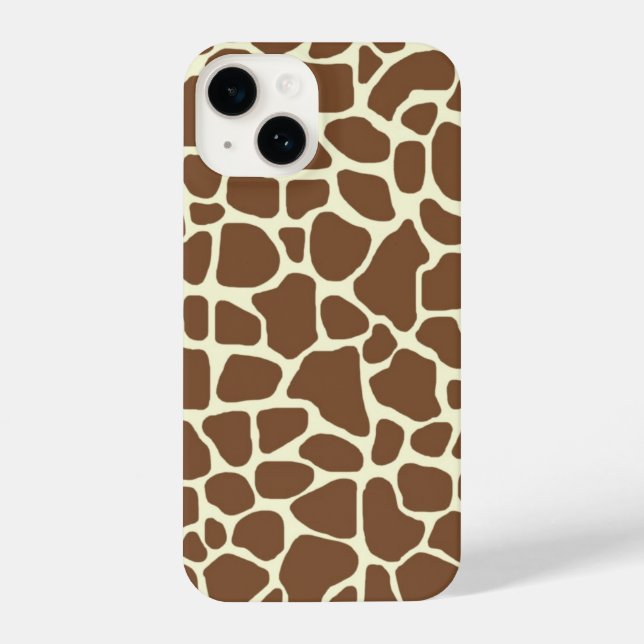 Giraffe Print iPhone Case (Back)